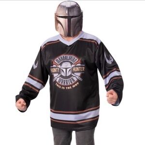 Disney Rubies Mandalorian Star Wars Hockey Jersey Mask Halloween Costume